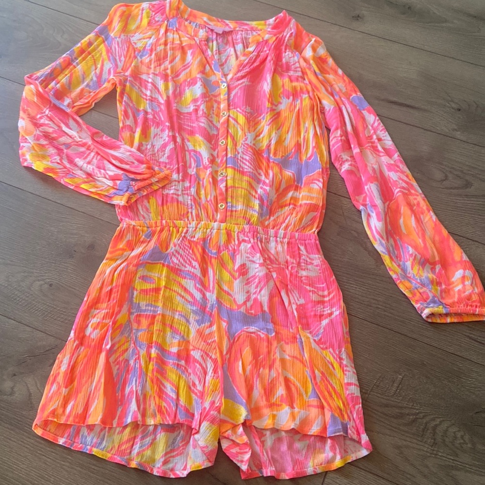LILLY PULITZER BRIGHT ROMPER